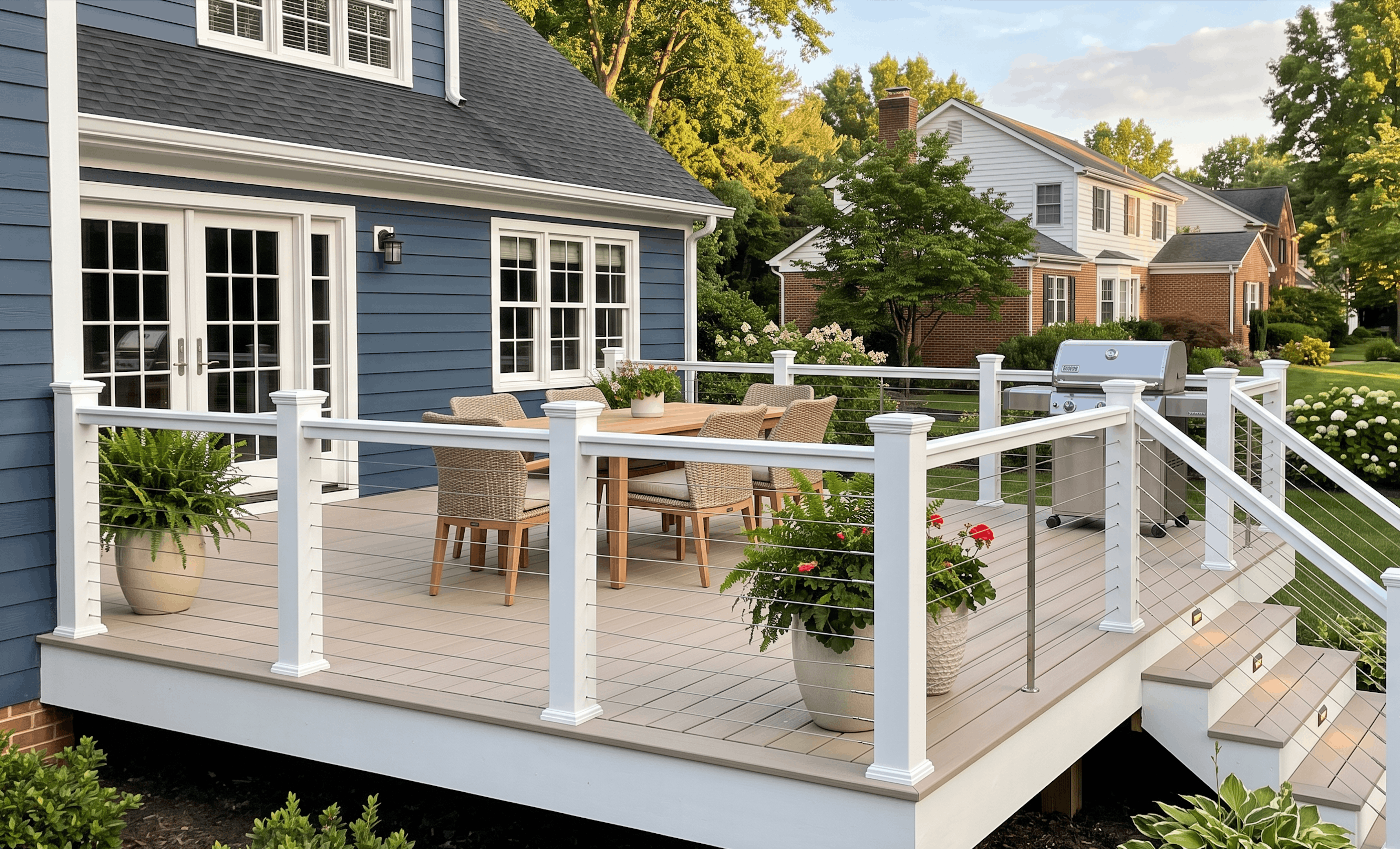 Composite deck remodel project