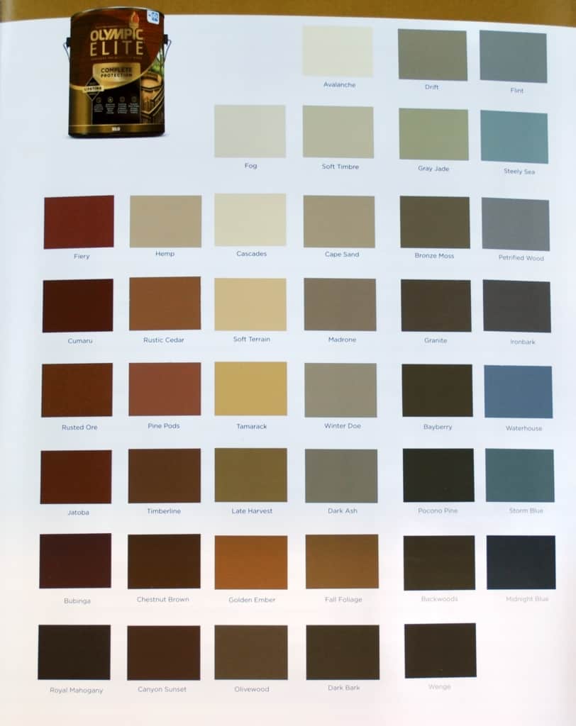 Elite Solid Color List