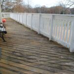 Before deck remodel (30 year old deck in Bowie, Maryland)